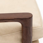Troubadour Chair - Espresso Oak & Limestone Leather
