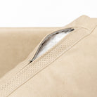 Troubadour Chair - Espresso Oak & Limestone Leather