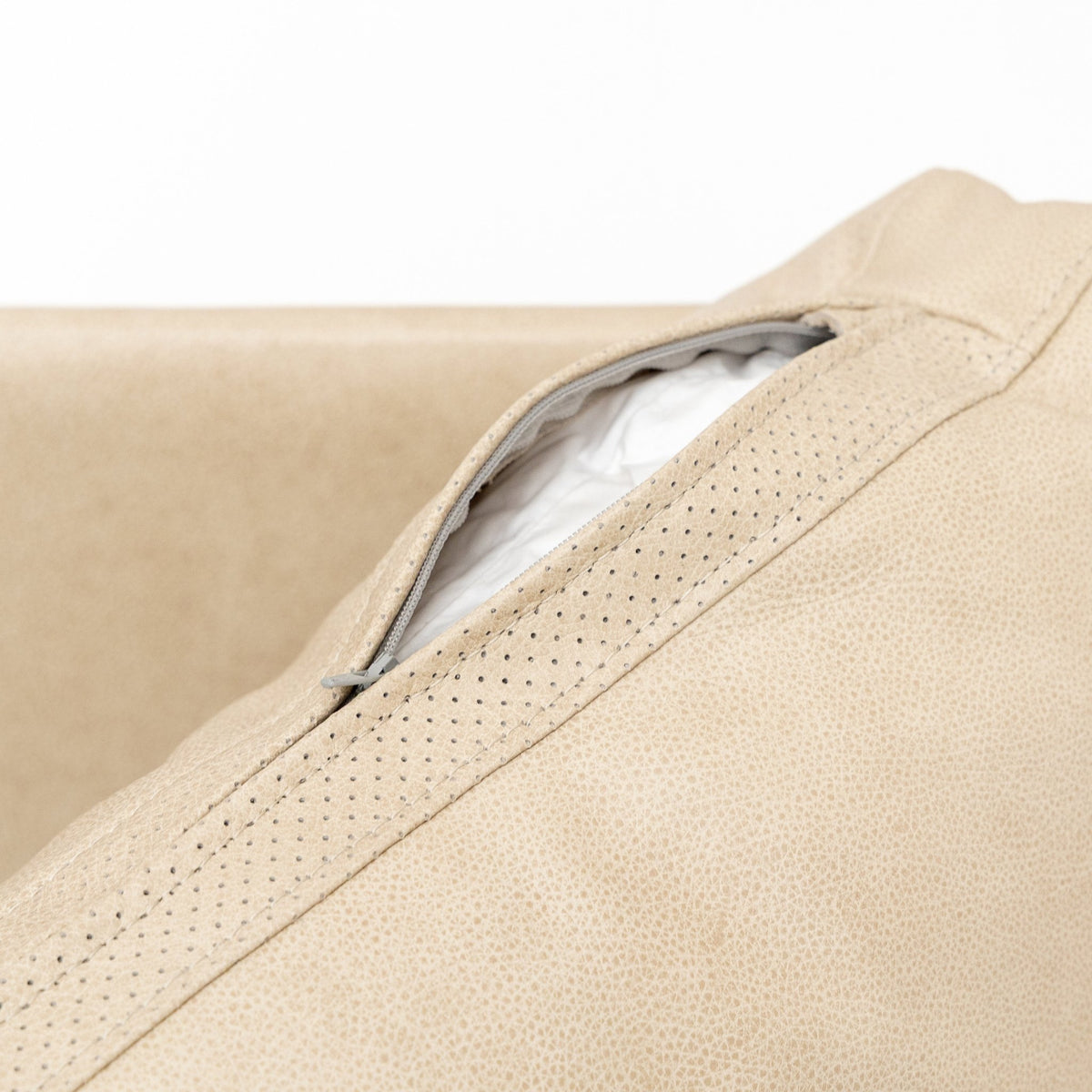Troubadour Chair - Espresso Oak & Limestone Leather