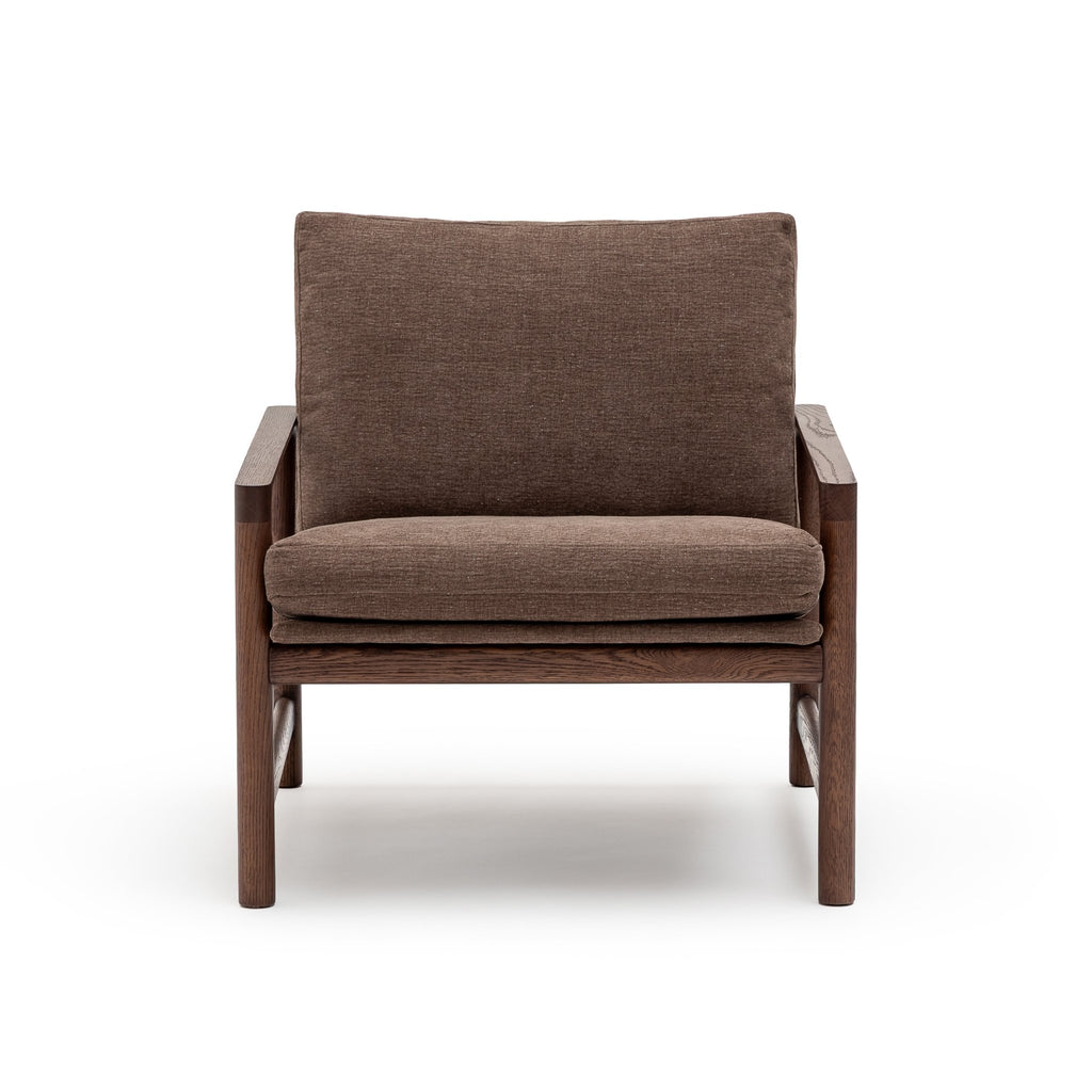 Troubadour Chair - Espresso Oak & Colcha Aubergine - Loom Collection
