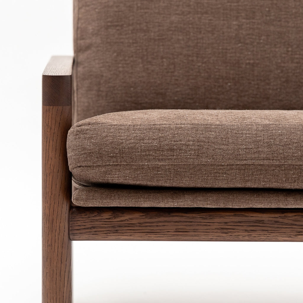 Troubadour Chair - Espresso Oak & Colcha Aubergine - Loom Collection