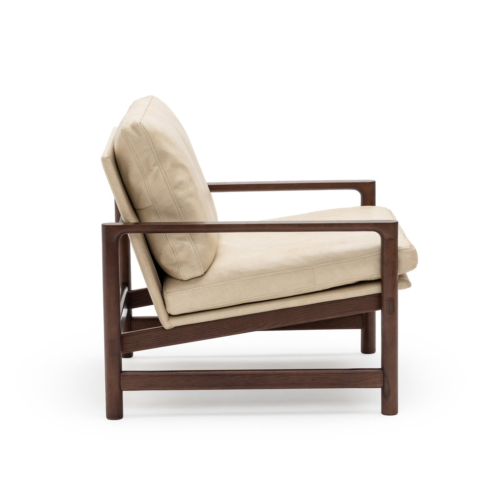 Troubadour Chair - Smoked Oak & Alabama Limestone - Loom Collection