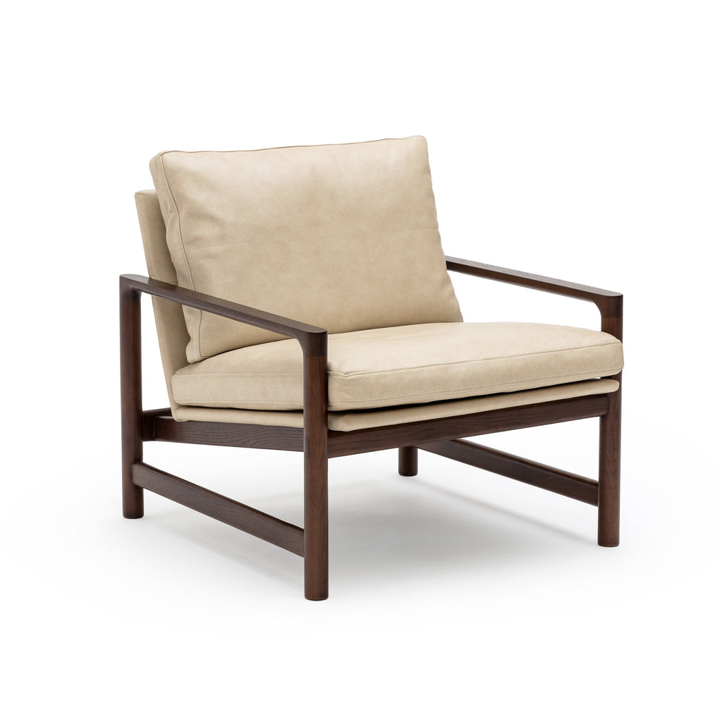 Troubadour Chair - Smoked Oak & Alabama Limestone - Loom Collection