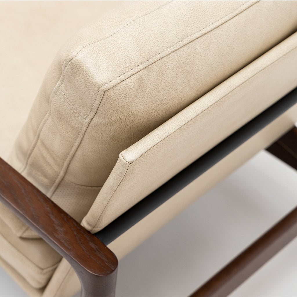 Troubadour Chair - Smoked Oak & Alabama Limestone - Loom Collection