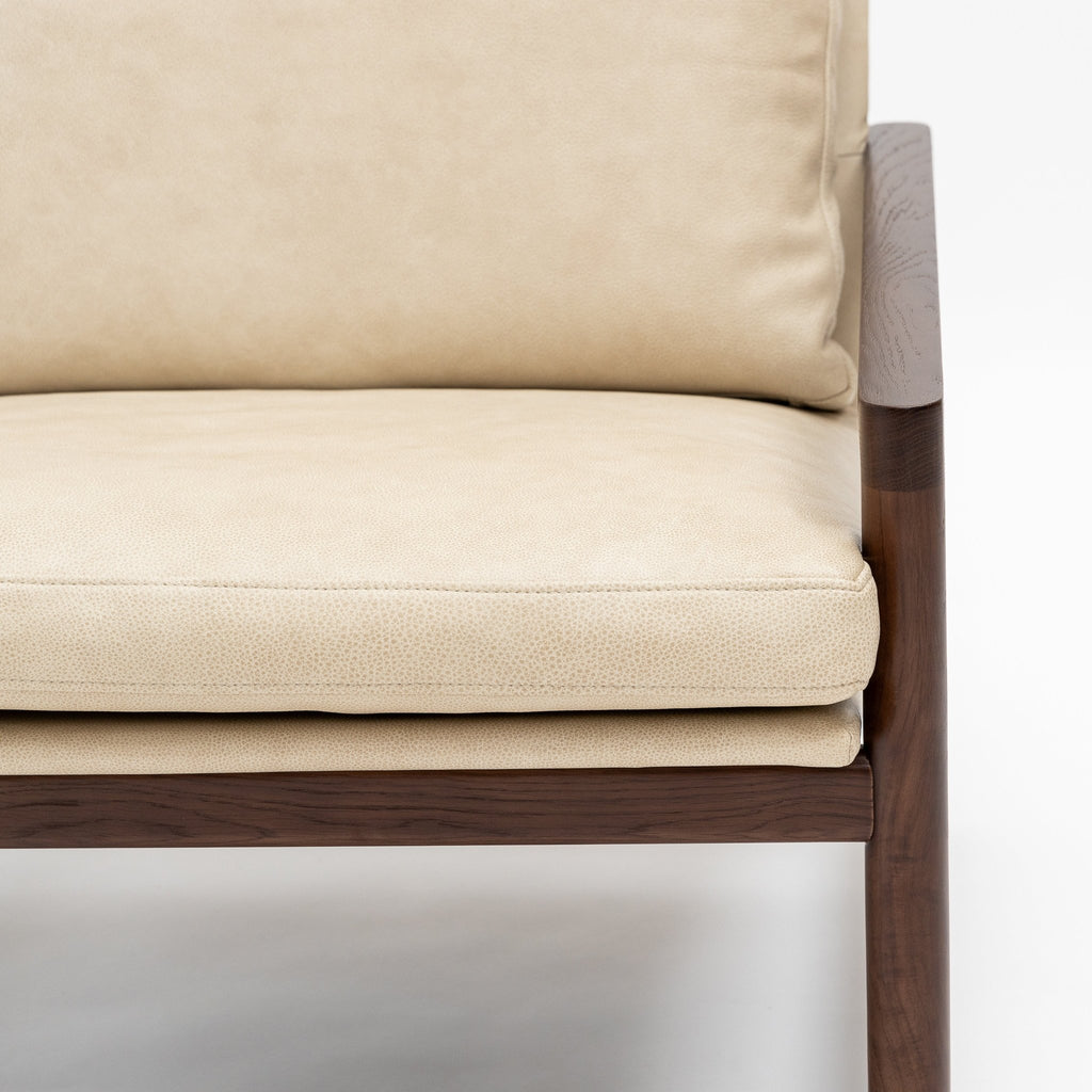 Troubadour Chair - Smoked Oak & Alabama Limestone - Loom Collection