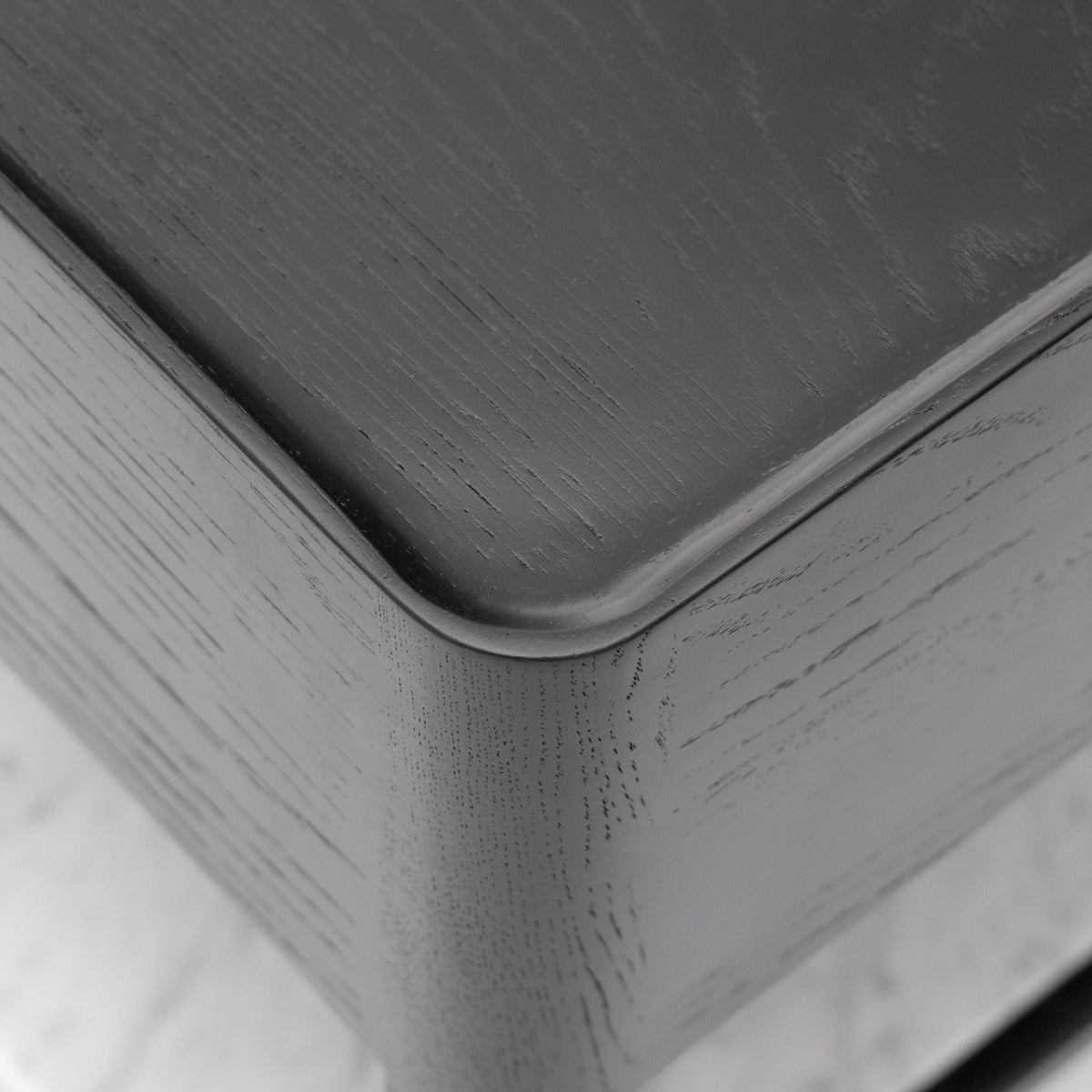 Tye Nightstand 45 - Black Oak & Bianca Carrara - Nightstands Tolv Loom Collection Dubai