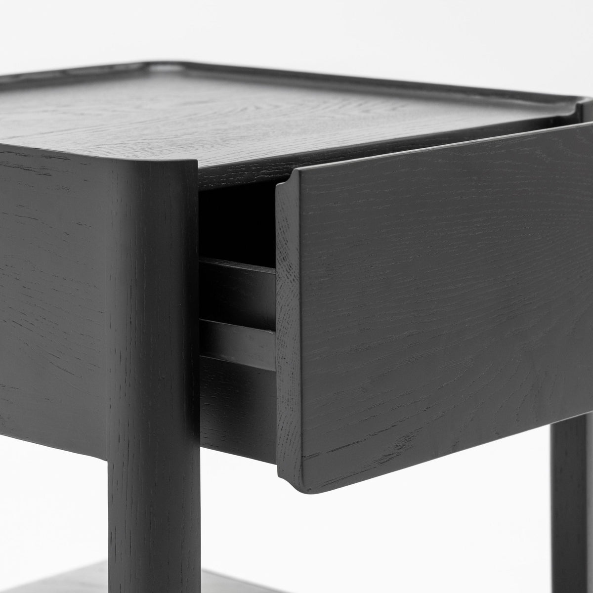 Tye Nightstand 45 - Black Oak & Bianca Carrara - Nightstands Tolv Loom Collection Dubai