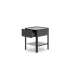 Tye Nightstand 45 - Black Oak & Bianca Carrara - Nightstands Tolv Loom Collection Dubai