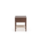 Tye Nightstand 45 - Espresso Oak & Travertine - Nightstands Tolv Loom Collection Dubai