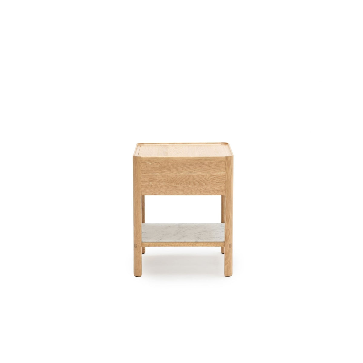 Tye Nightstand 45 - Light Oak & Bianca Carrara - Nightstands Tolv Loom Collection Dubai