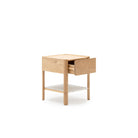 Tye Nightstand 45 - Light Oak & Bianca Carrara - Nightstands Tolv Loom Collection Dubai