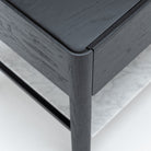 Tye Nightstand 60 - Black Oak & Bianca Carrara - Nightstands Tolv Loom Collection Dubai