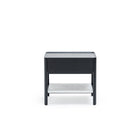 Tye Nightstand 60 - Black Oak & Bianca Carrara - Nightstands Tolv Loom Collection Dubai