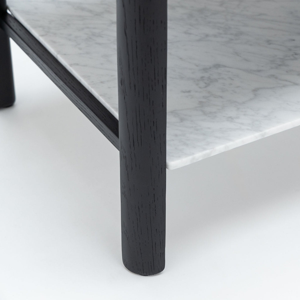 Tye Nightstand 60 - Black Oak & Bianca Carrara - Nightstands Tolv Loom Collection Dubai