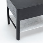 Tye Nightstand 60 - Black Oak & Bianca Carrara - Nightstands Tolv Loom Collection Dubai