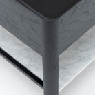 Tye Nightstand 60 - Black Oak & Bianca Carrara - Nightstands Tolv Loom Collection Dubai
