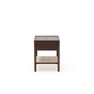 Tye Nightstand 60 - Espresso Oak & Travertine - Nightstands Tolv Loom Collection Dubai