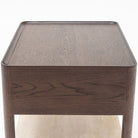 Tye Nightstand 60 - Espresso Oak & Travertine - Nightstands Tolv Loom Collection Dubai