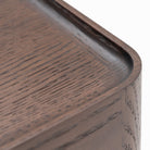 Tye Nightstand 60 - Espresso Oak & Travertine - Nightstands Tolv Loom Collection Dubai