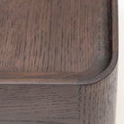 Tye Nightstand 60 - Espresso Oak & Travertine - Nightstands Tolv Loom Collection Dubai