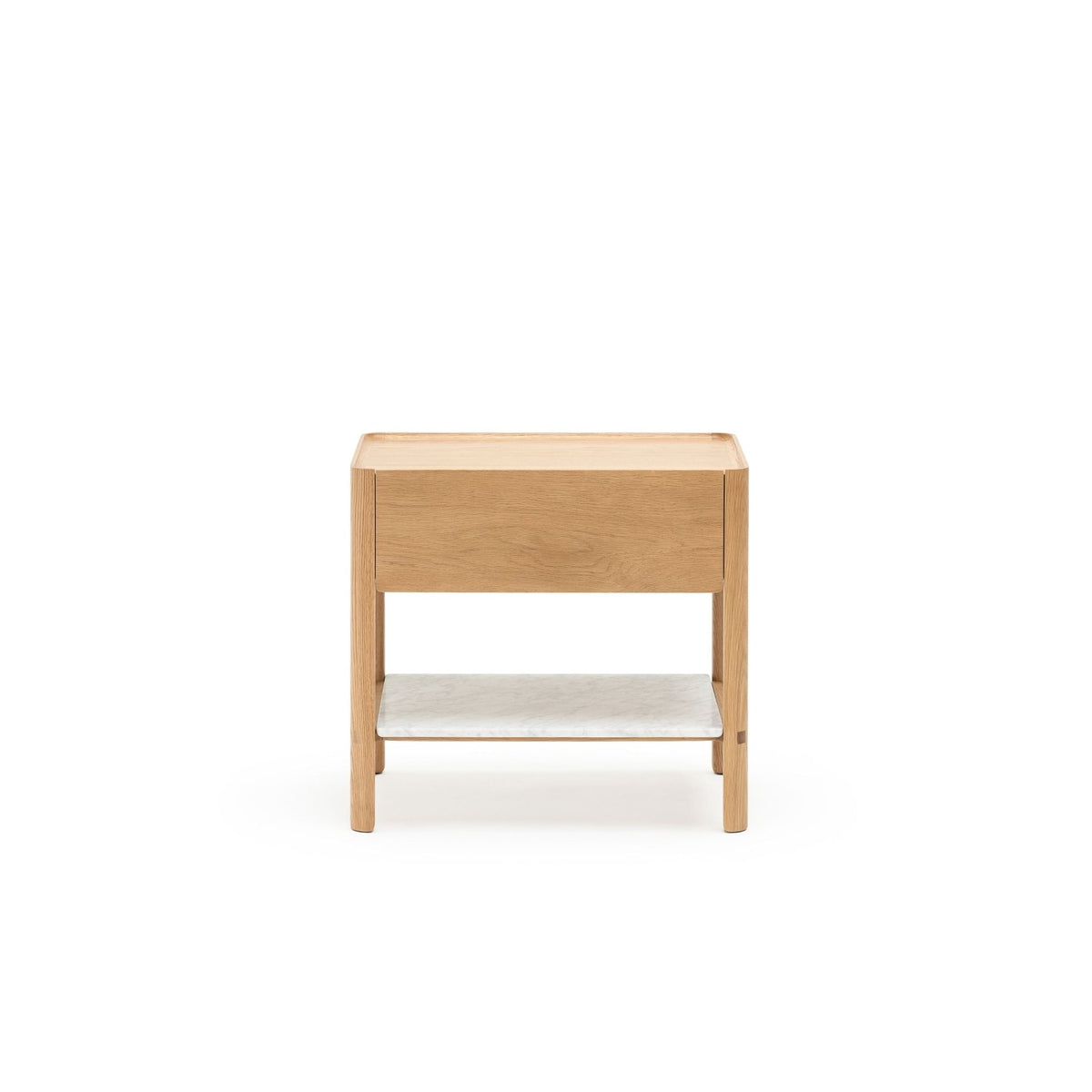 Tye Nightstand 60 - Light Oak & Bianca Carrara - Nightstands Tolv Loom Collection Dubai