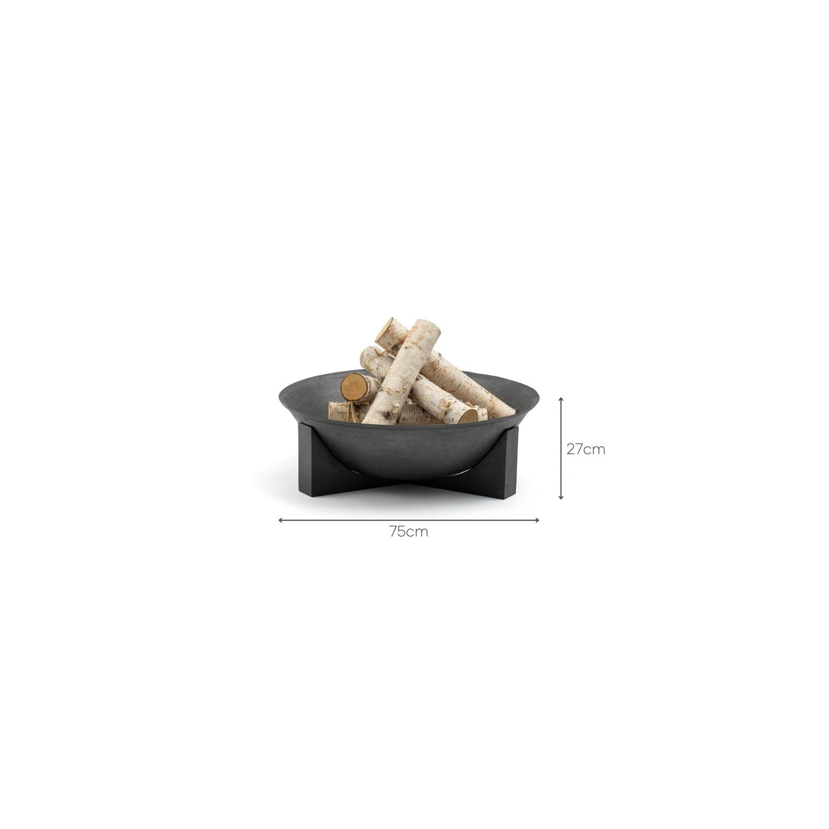 Vento Firepit - Black - Firepits Loom Collection Loom Collection Dubai