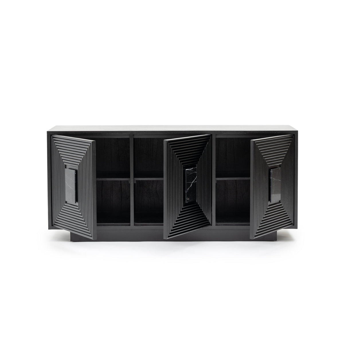 Verona 3 Door Sideboard - Black