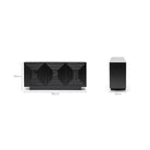 Verona 3 Door Sideboard - Black