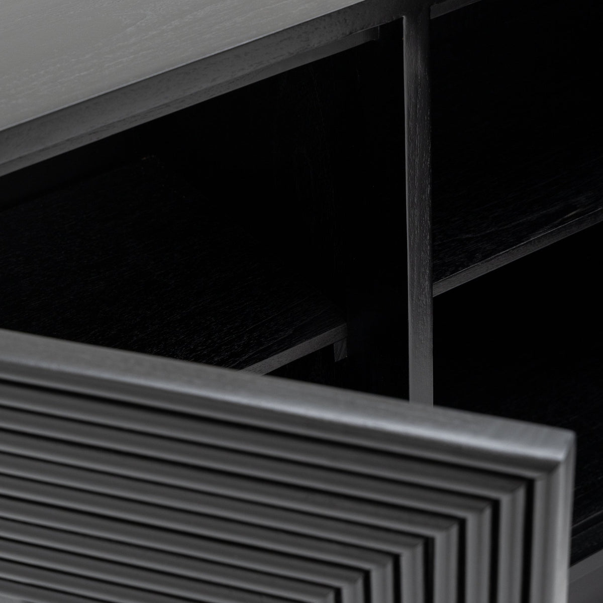 Verona 3 Door Sideboard - Black
