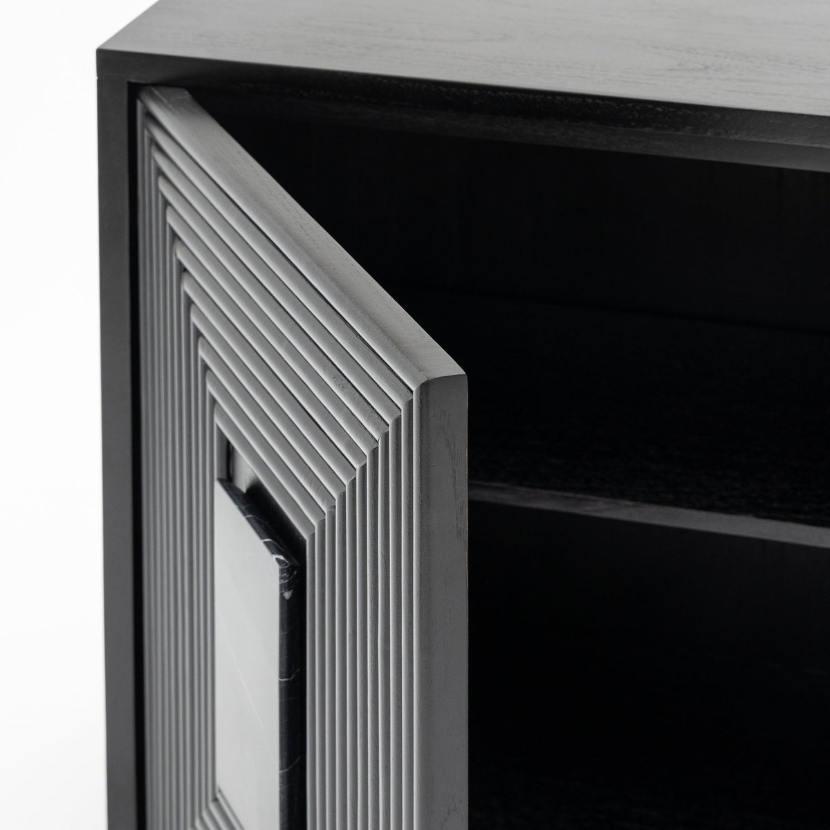Verona 3 Door Sideboard - Black