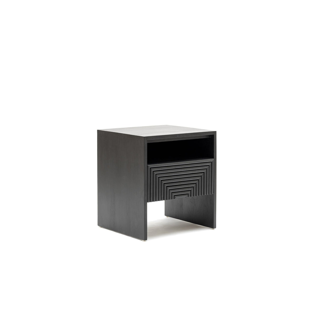 Verona Bedside Table - Black - Nightstands Loom Collection Loom Collection Dubai