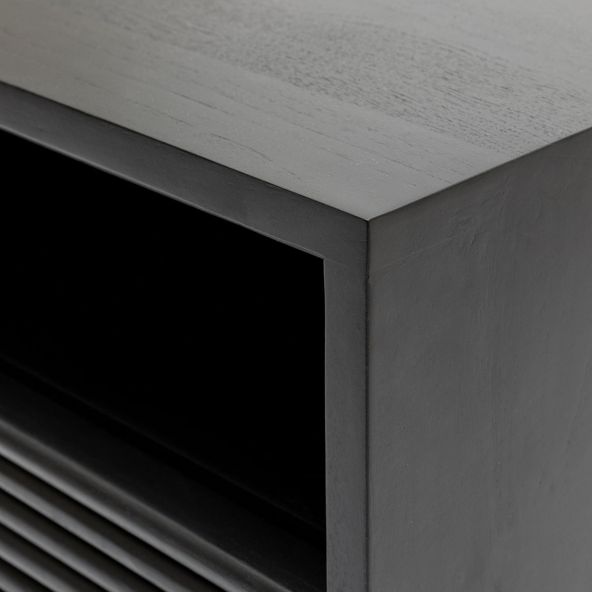Verona Bedside Table - Black - Nightstands Loom Collection Loom Collection Dubai