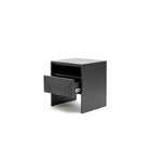 Verona Bedside Table - Black - Nightstands Loom Collection Loom Collection Dubai