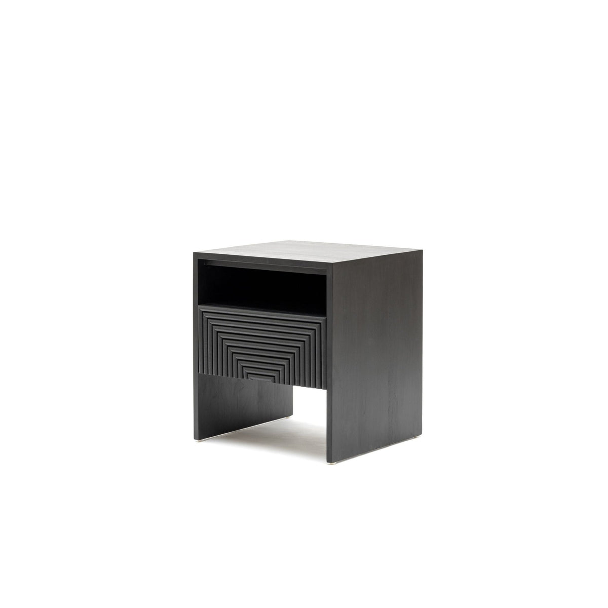Verona Bedside Table - Black - Nightstands Loom Collection Loom Collection Dubai