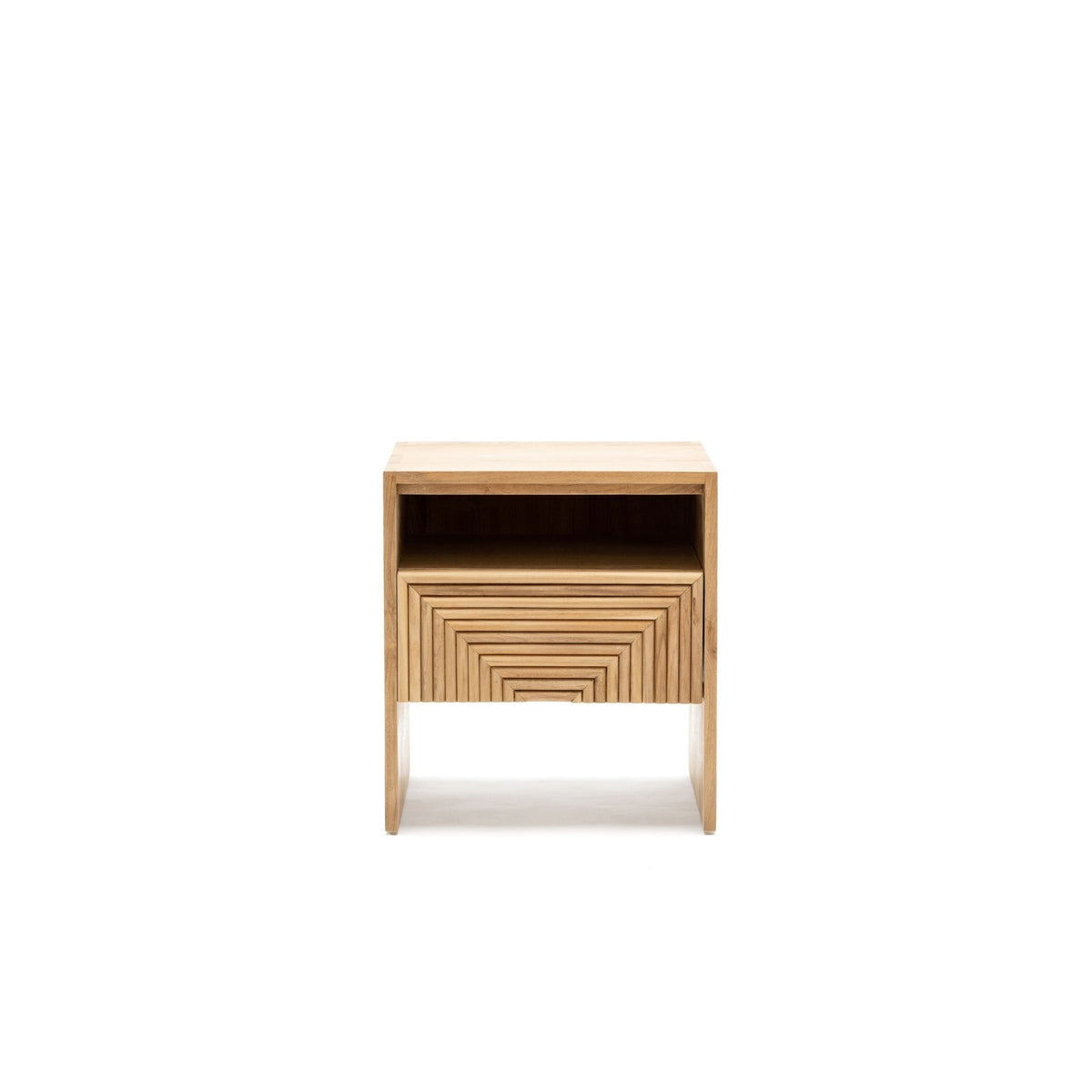 Verona Bedside Table - Natural - Nightstands Loom Collection Loom Collection Dubai