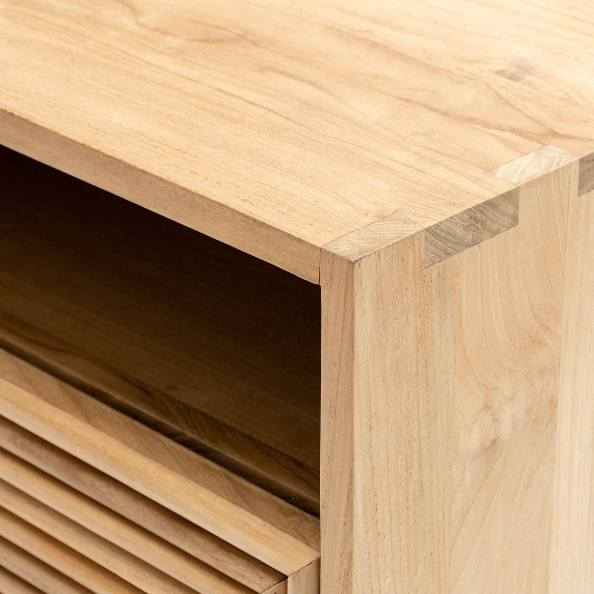 Verona Bedside Table - Natural - Nightstands Loom Collection Loom Collection Dubai