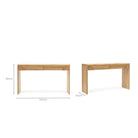 Verona Console - Natural - Console Table with Storage Loom Collection Loom Collection Dubai