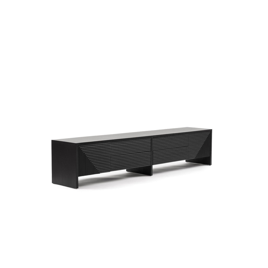 Verona Entertainment Unit - Black - TV and Entertainment Units Loom Collection Loom Collection Dubai