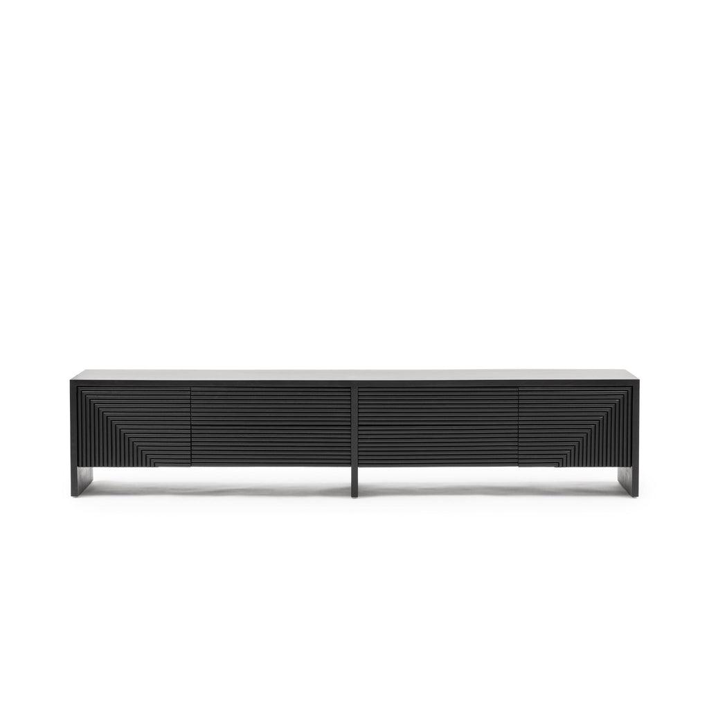 Verona Entertainment Unit - Black - TV and Entertainment Units Loom Collection Loom Collection Dubai