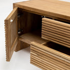 Verona Entertainment Unit - Natural - TV and Entertainment Units Loom Collection Loom Collection Dubai