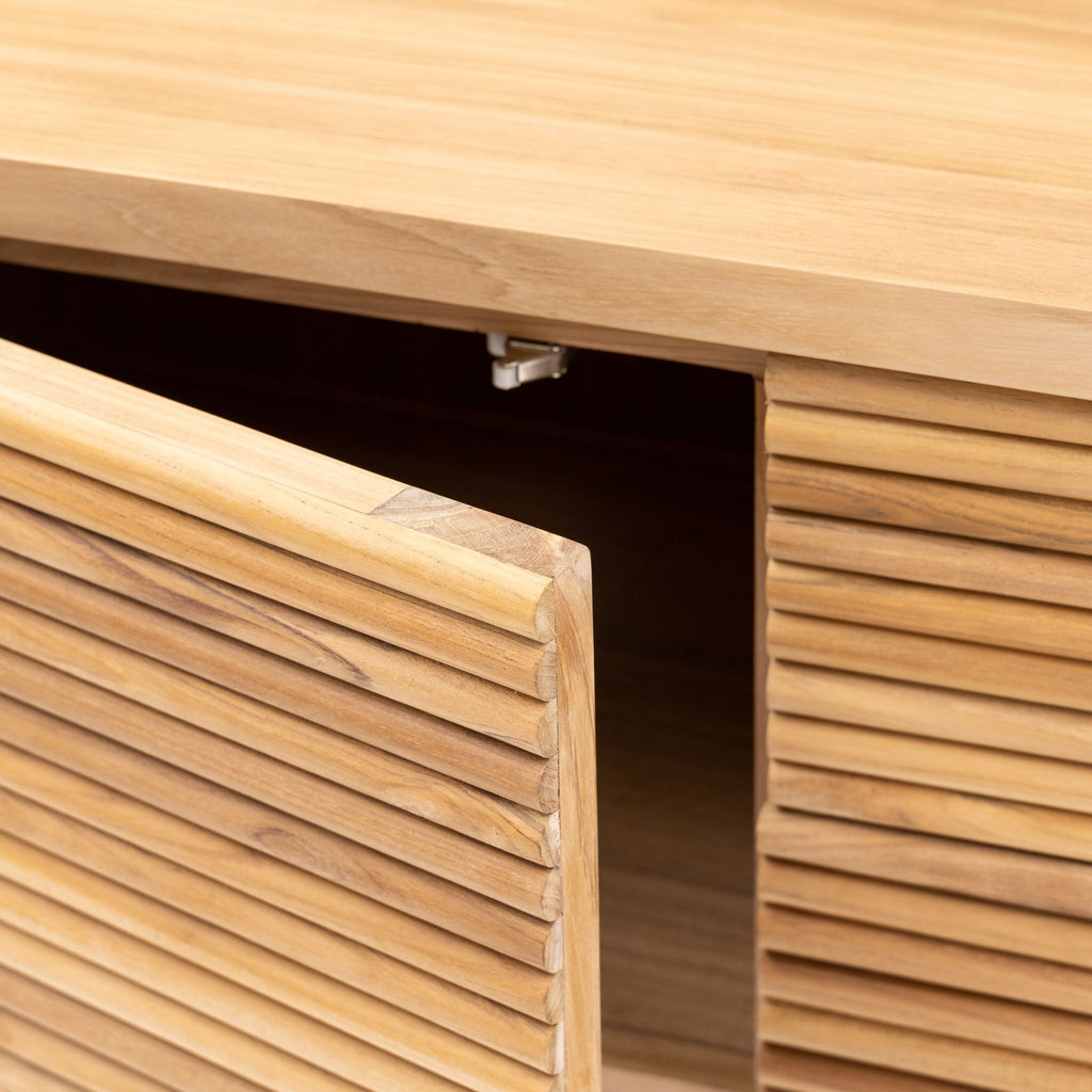 Verona Entertainment Unit - Natural - TV and Entertainment Units Loom Collection Loom Collection Dubai