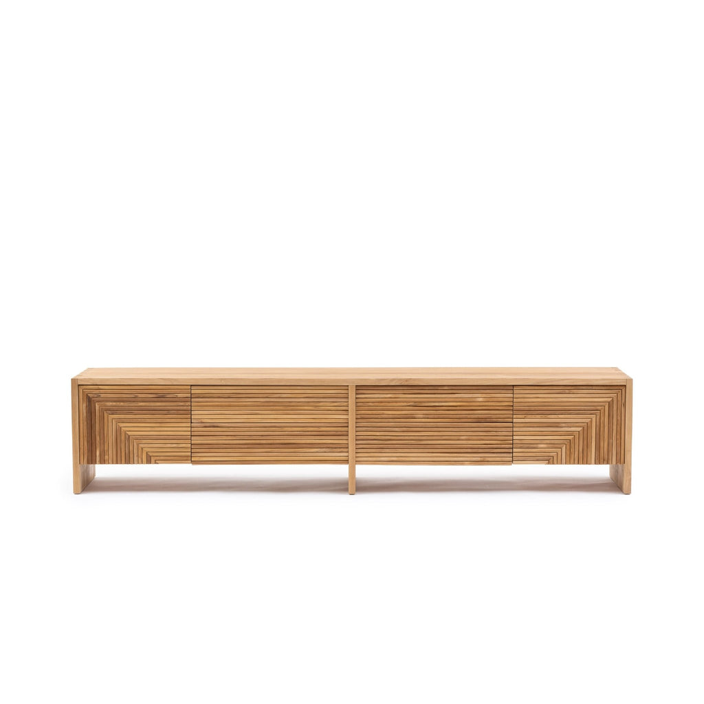 Verona Entertainment Unit - Natural - TV and Entertainment Units Loom Collection Loom Collection Dubai