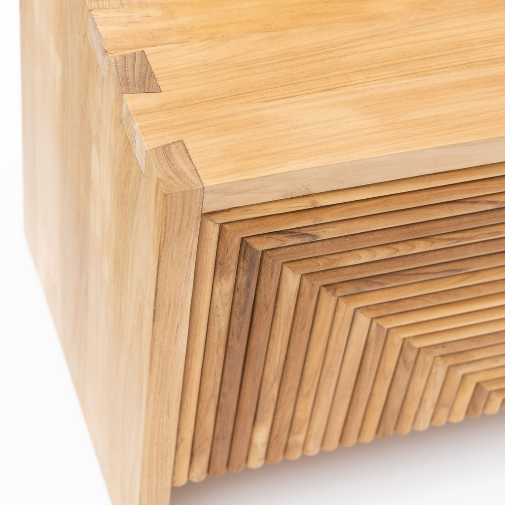 Verona Entertainment Unit - Natural - TV and Entertainment Units Loom Collection Loom Collection Dubai