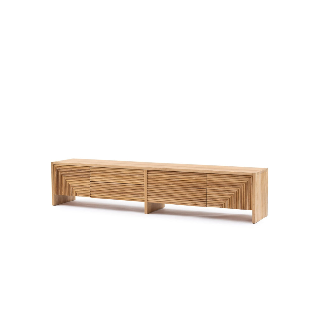 Verona Entertainment Unit - Natural - TV and Entertainment Units Loom Collection Loom Collection Dubai