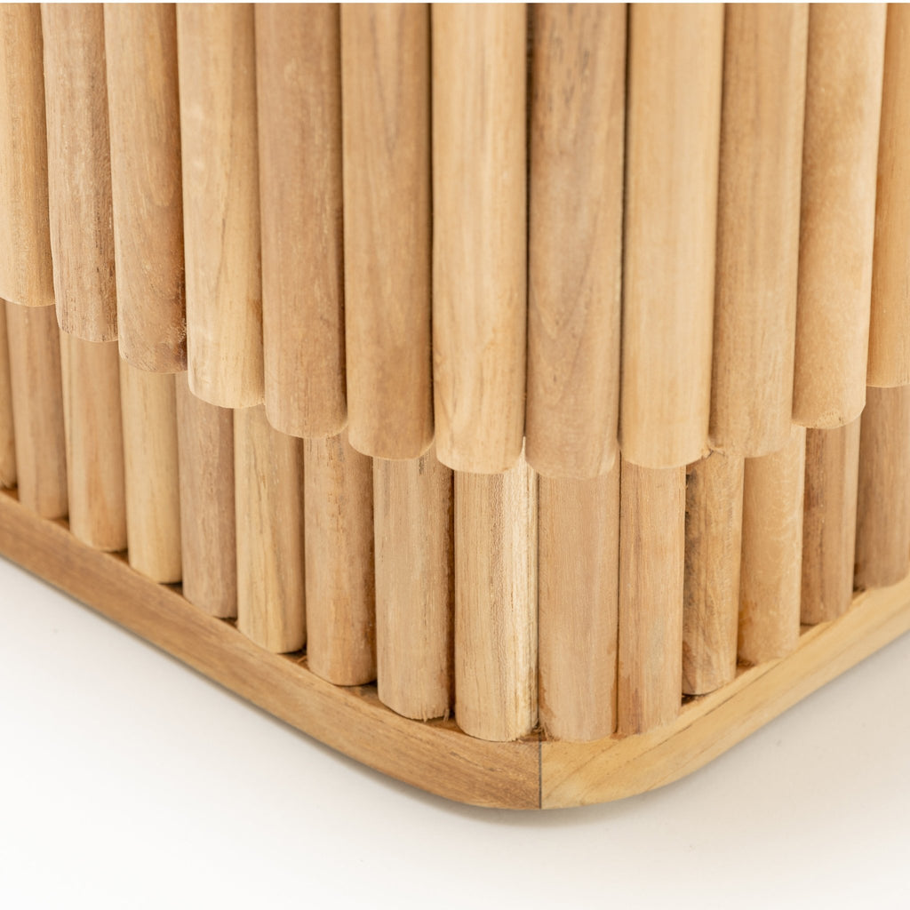 Verona Rectangular Coffee Table - Natural - Coffee Tables Loom Collection Loom Collection Dubai