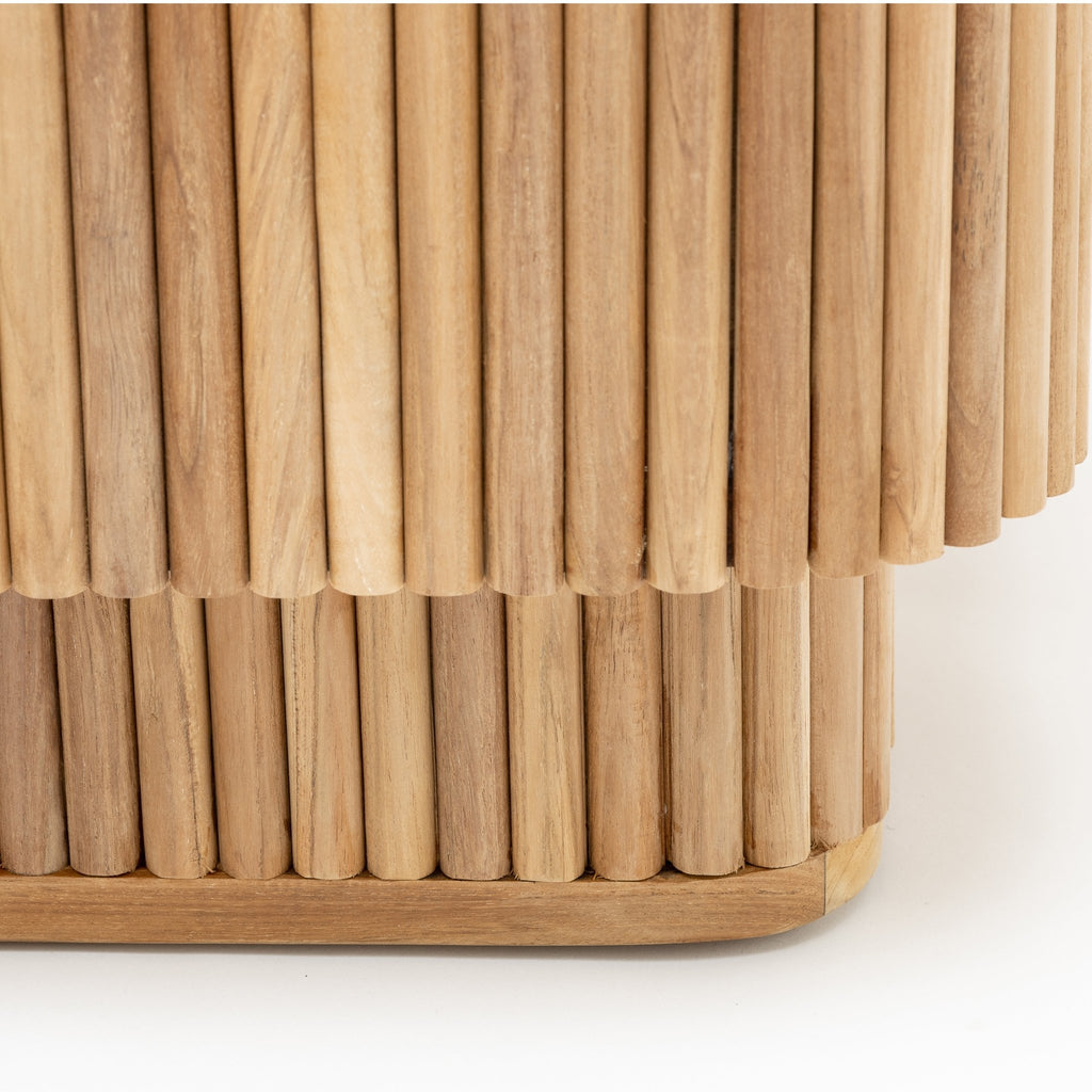 Verona Rectangular Coffee Table - Natural - Coffee Tables Loom Collection Loom Collection Dubai