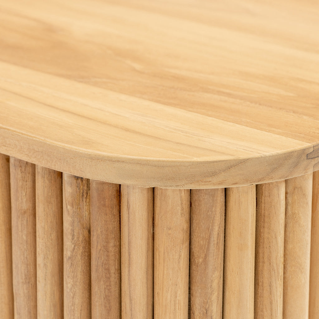 Verona Rectangular Coffee Table - Natural - Coffee Tables Loom Collection Loom Collection Dubai