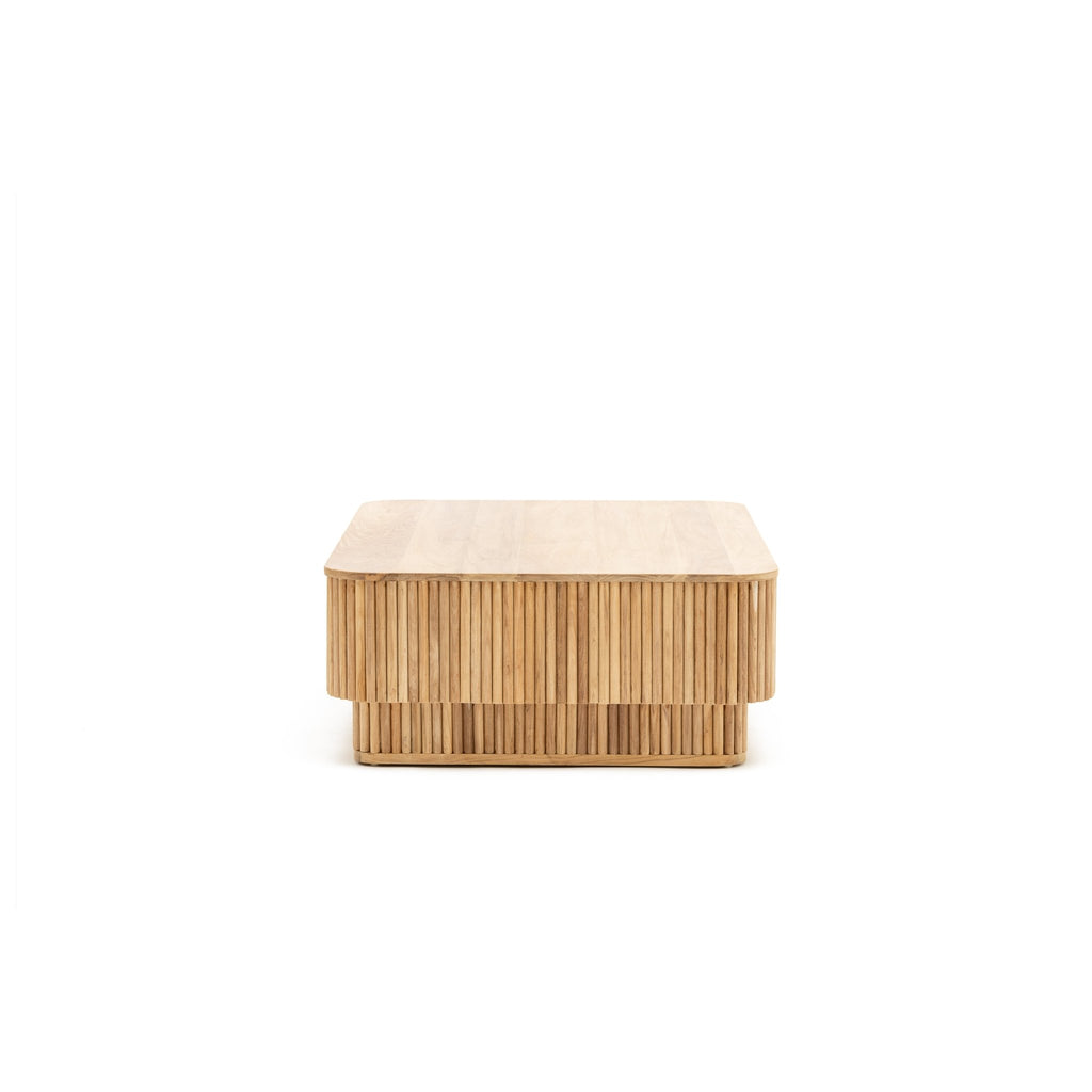 Verona Rectangular Coffee Table - Natural - Coffee Tables Loom Collection Loom Collection Dubai