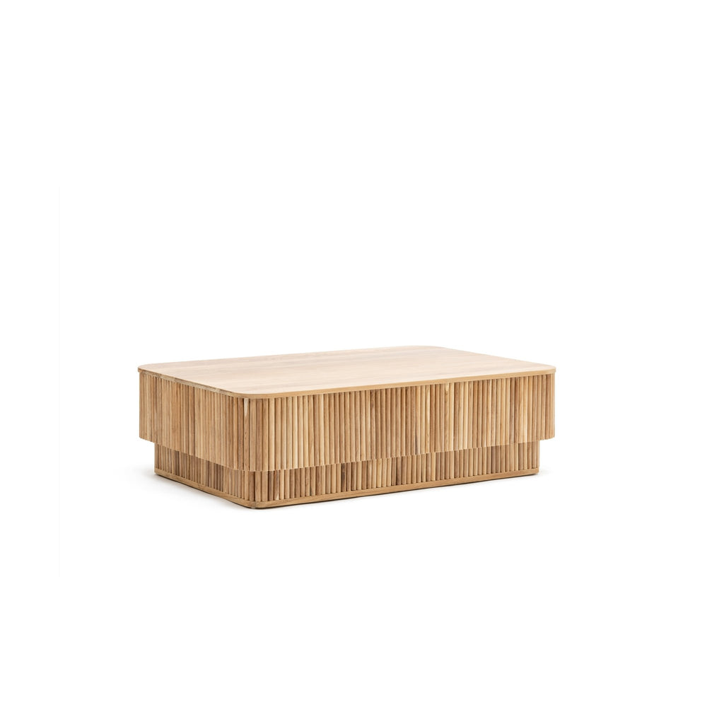Verona Rectangular Coffee Table - Natural - Coffee Tables Loom Collection Loom Collection Dubai