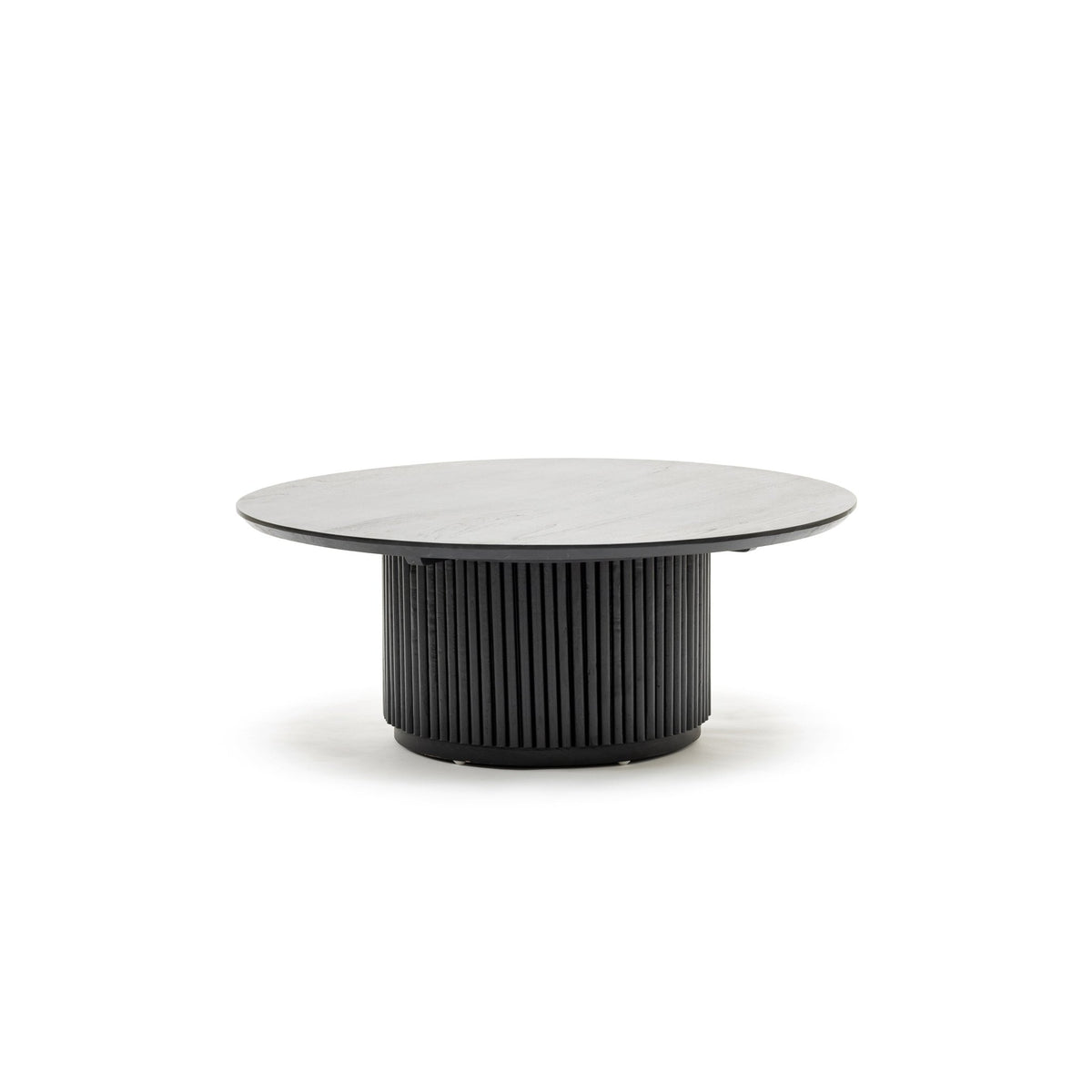 Verona Round Coffee Table - Black - Coffee Tables Loom Collection Loom Collection Dubai